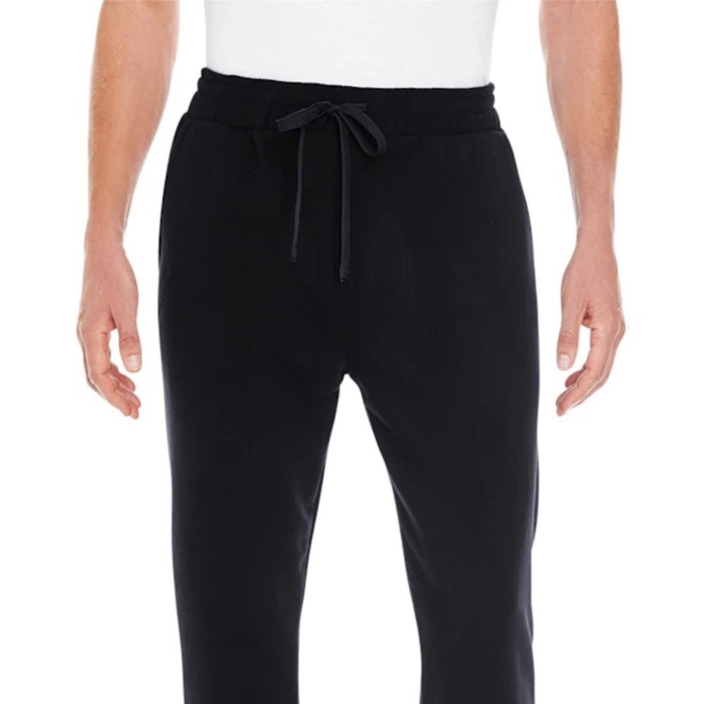 Burnside Tech Fleece Jogger Sweatpants Black with Camo accents LG NWT - Picture 2 of 12